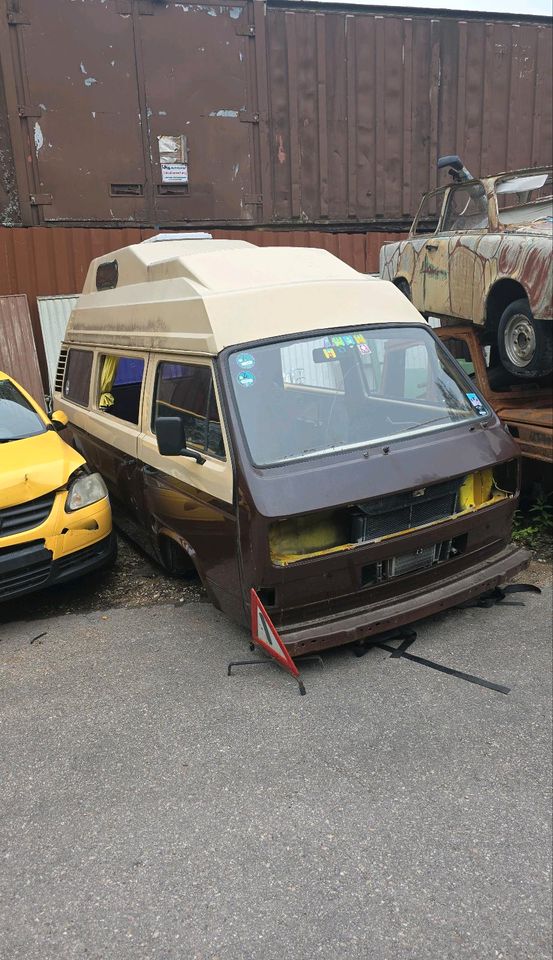 vw t3 karosse mit hochdach blechohr austellfenster