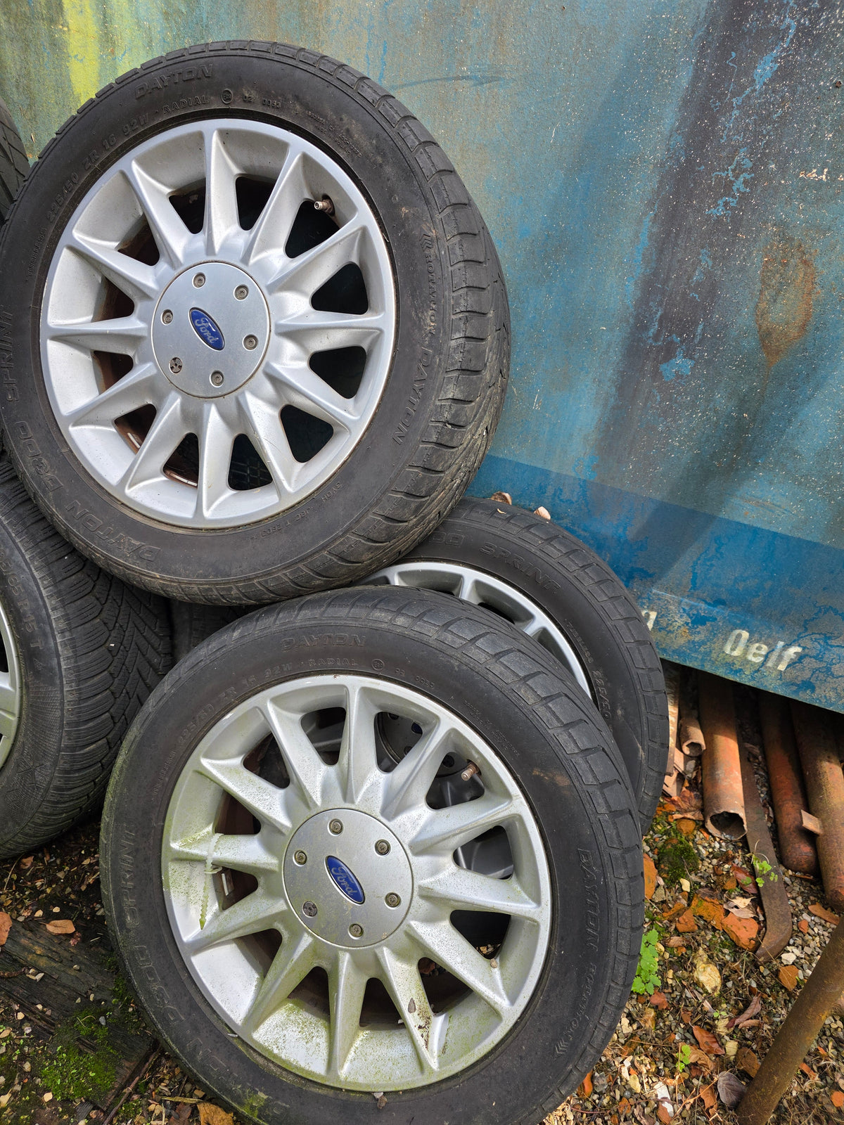 4x Original Ford Alufelgen 16 Zoll 6,5Jx16 ET52,5 – 225/40 R16