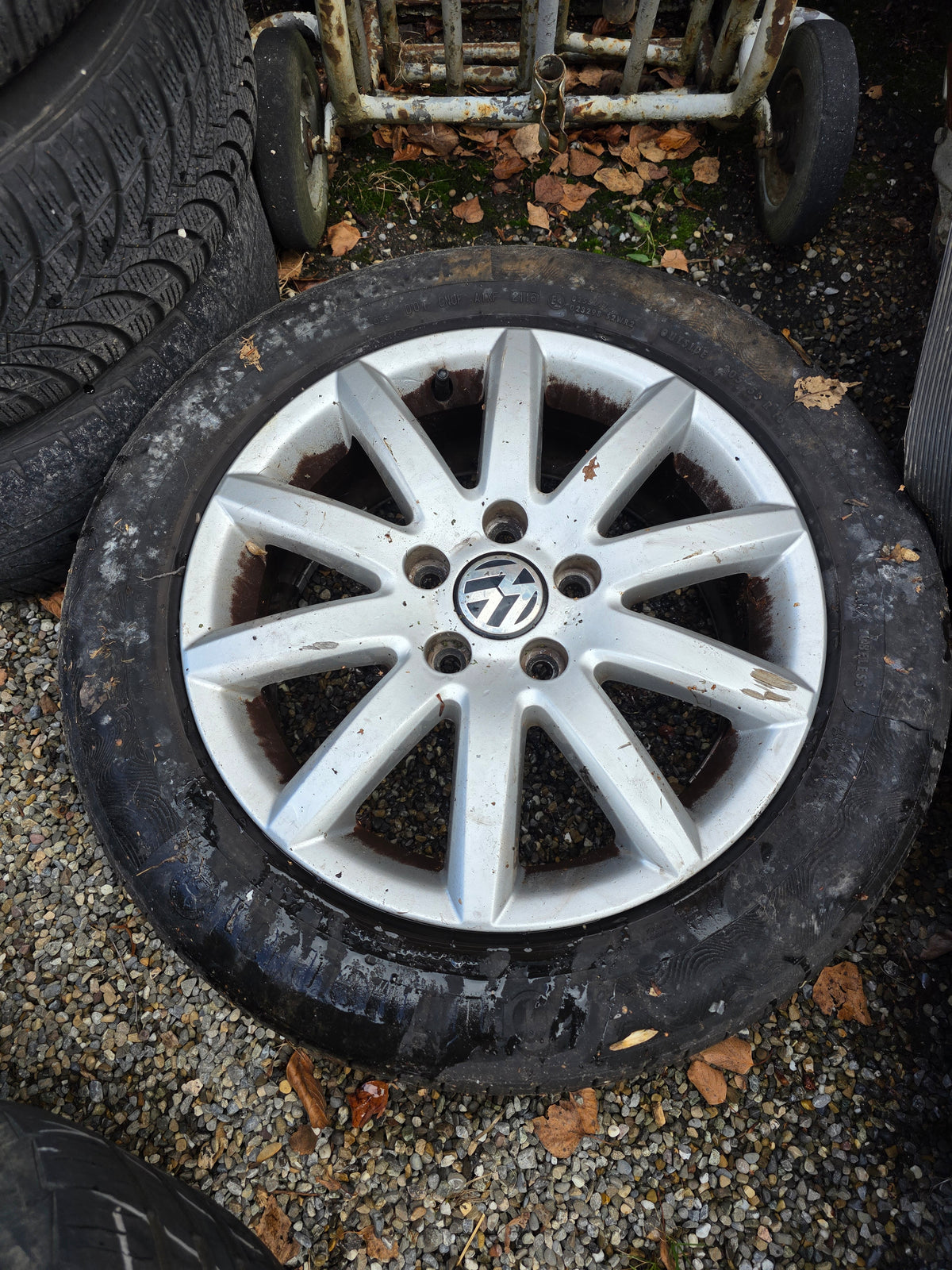 VW Original Alufelgen 16 Zoll 6,5Jx16 ET50 – 1K0 601 025 BC