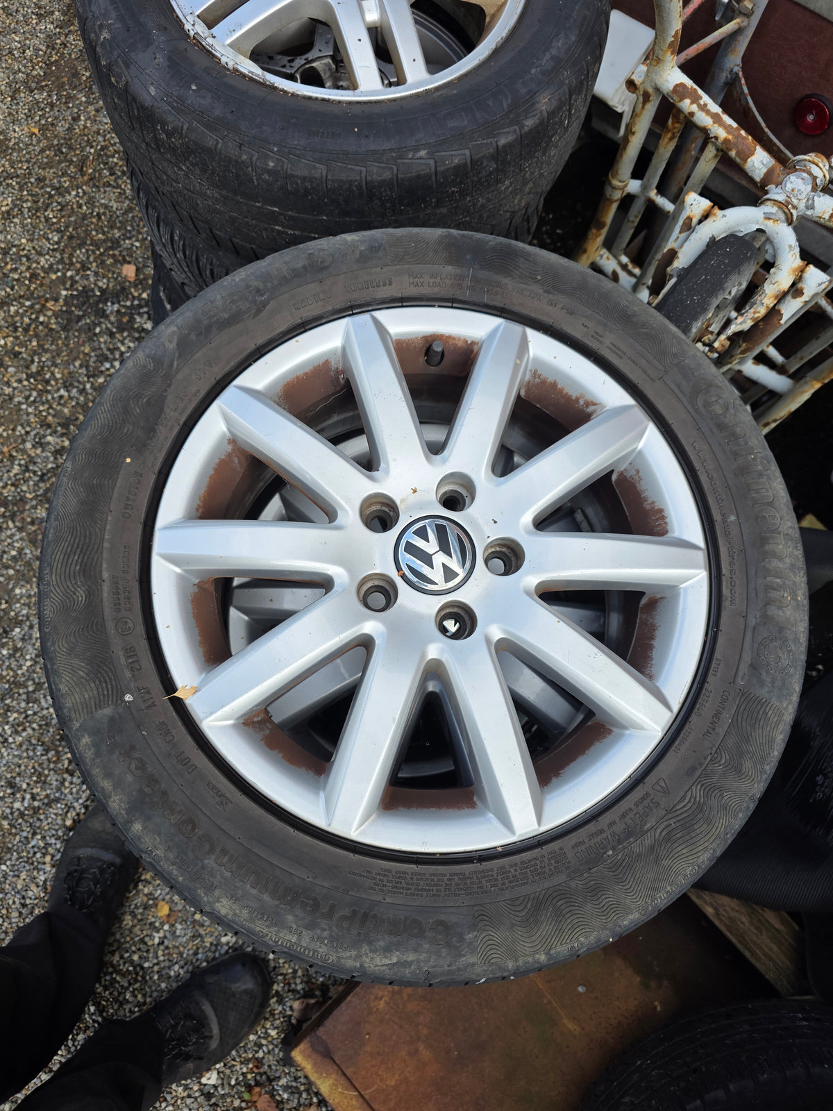 VW Original Alufelgen 16 Zoll 6,5Jx16 ET50 – 1K0 601 025 BC