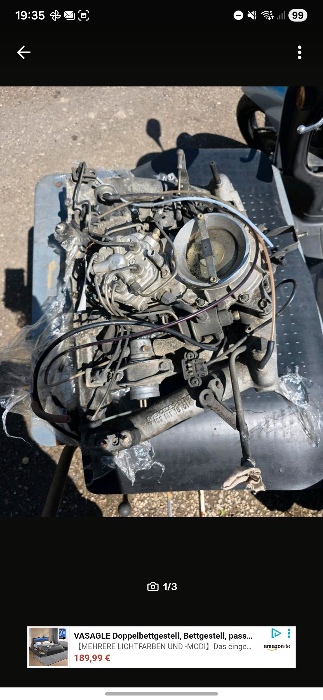 0438101012 Mercedes w124 w126 300SE Mengenteiler