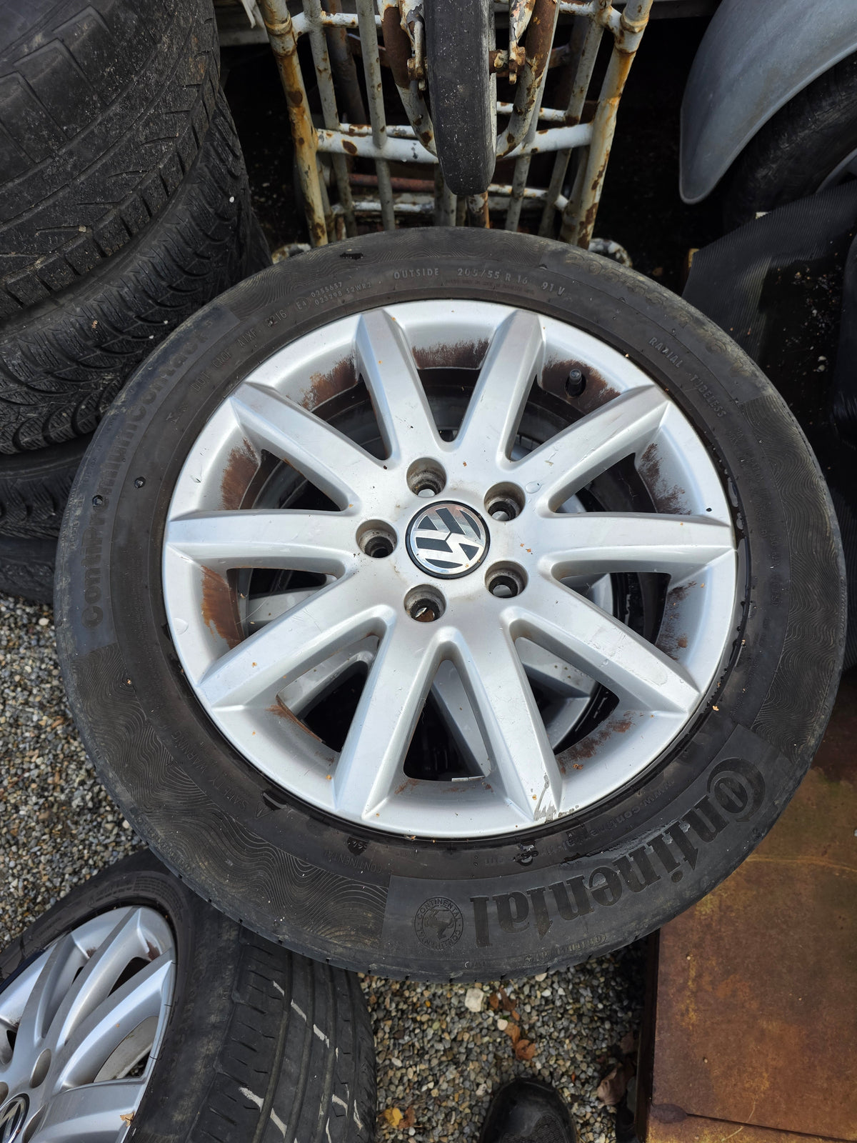 VW Original Alufelgen 16 Zoll 6,5Jx16 ET50 – 1K0 601 025 BC