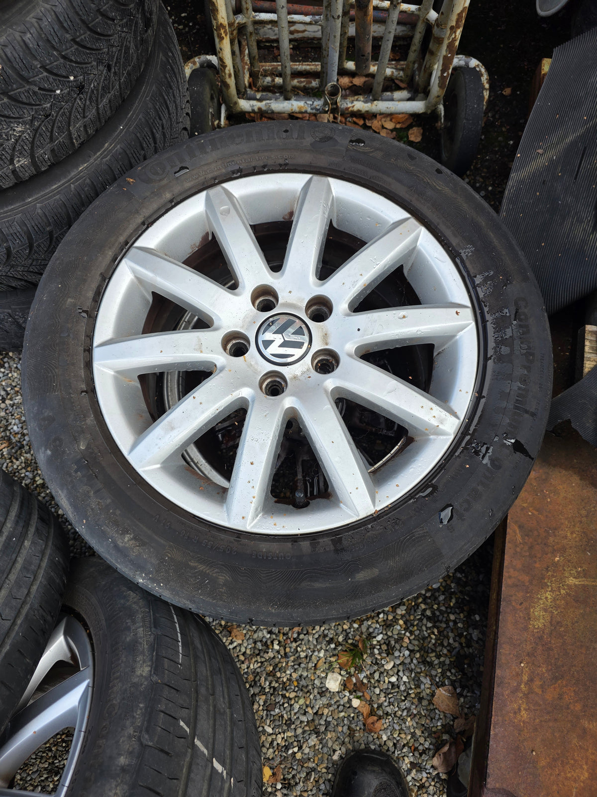 VW Original Alufelgen 16 Zoll 6,5Jx16 ET50 – 1K0 601 025 BC