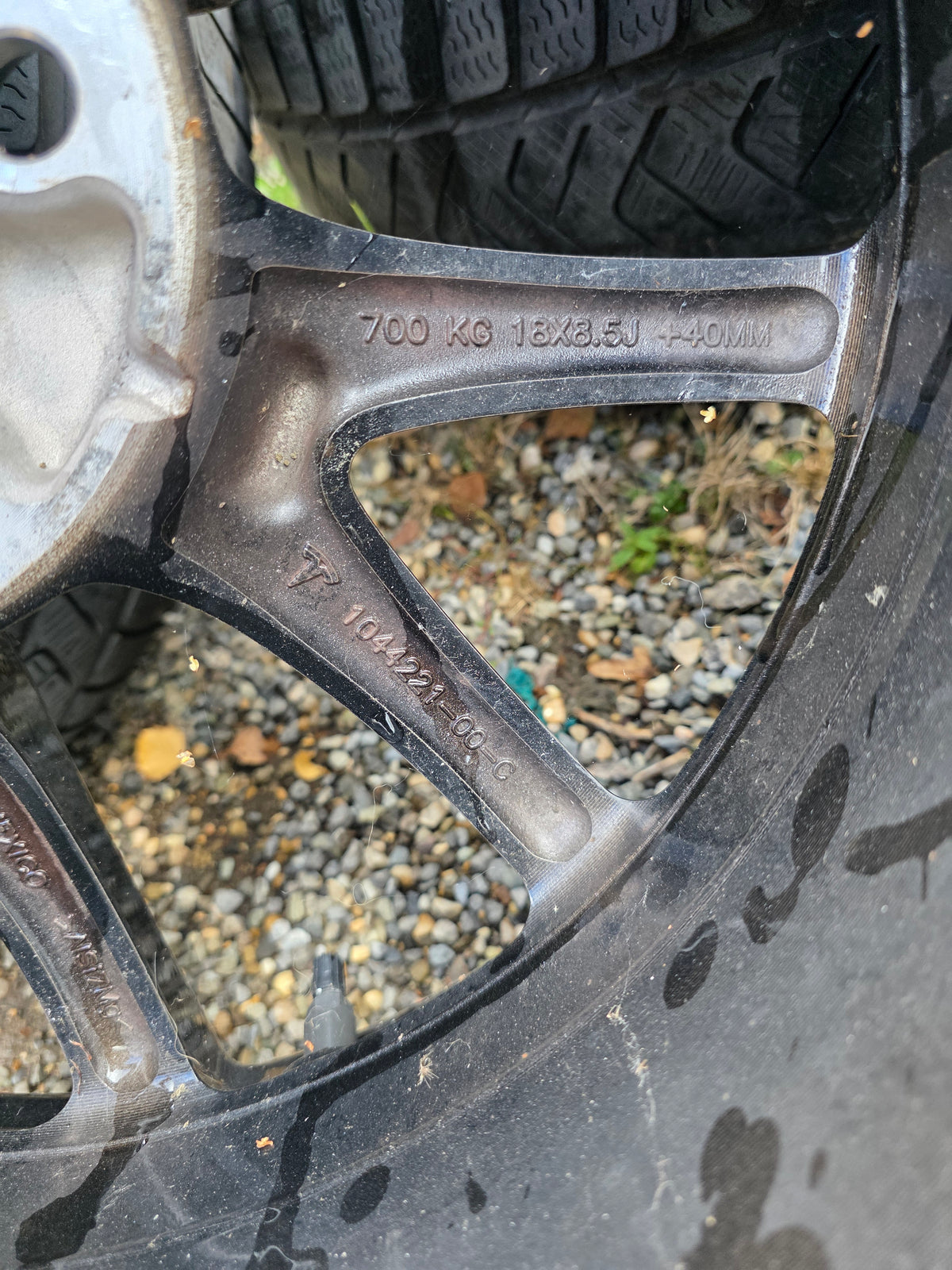 Original Tesla Model 3 Alufelge 18 Zoll 8,5Jx18 ET40 – 1044221-00-C